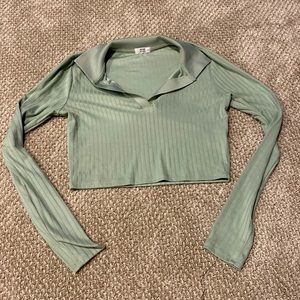 Ardene Long Sleeve Crop Top